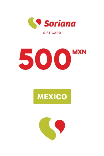 Soriana 500 MXN Gift Card (Mexico) - Digital Key
