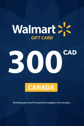 Walmart 300 CAD Gift Card (Canada) - Digital Key
