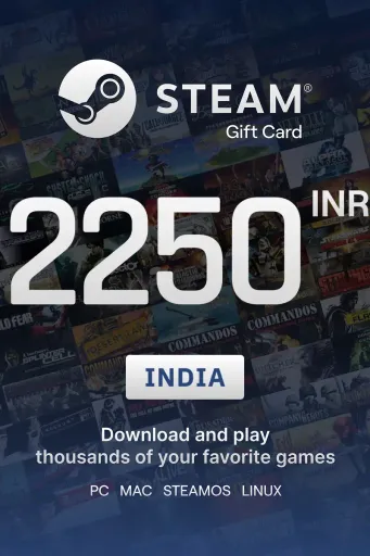 Steam Wallet 2250 INR Gift Card (India) - Digital Key