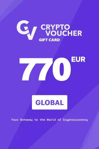 Crypto Voucher 770 EUR Gift Card (Global) - Digital Key