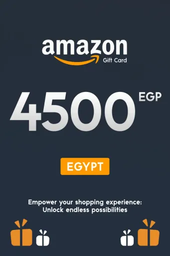 Amazon 4500 EGP Gift Card (Egypt) - Digital Key