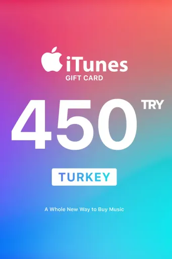 Apple iTunes 450 TRY Gift Card (Turkey) - Digital Key