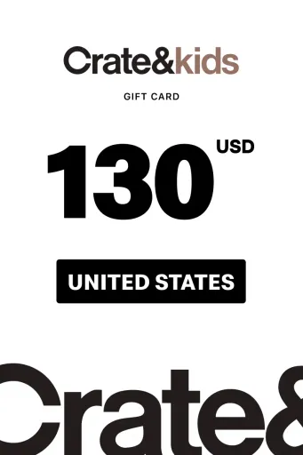 Crate & Kids 130 USD Gift Card (United States) - Digital Key