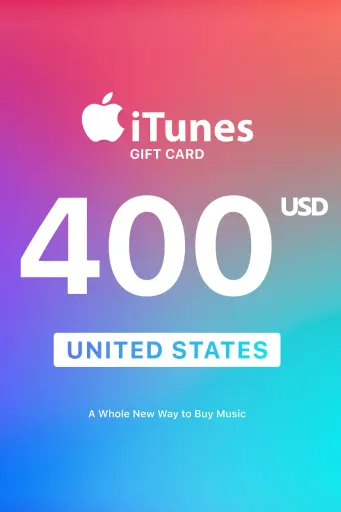Apple iTunes 400 USD Gift Card (United States) - Digital Key
