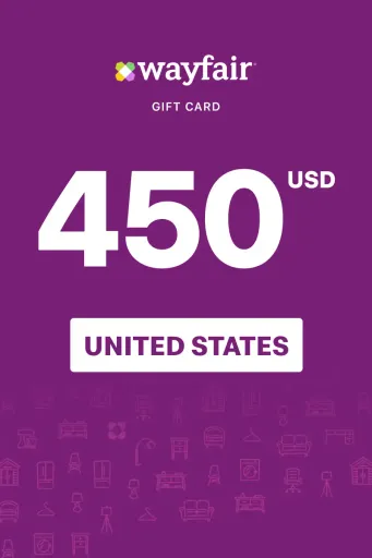 Wayfair 450 USD Gift Card (United States) - Digital Key