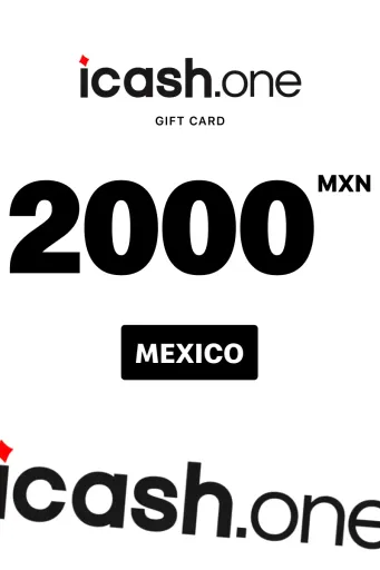iCash.one 2000 MXN Gift Card (Mexico) - Digital Key