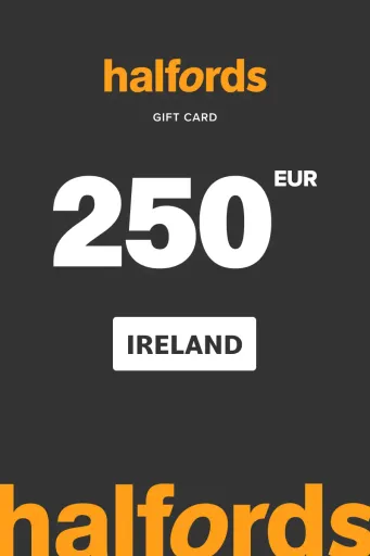 Halfords 250 EUR Gift Card (Ireland) - Digital Key