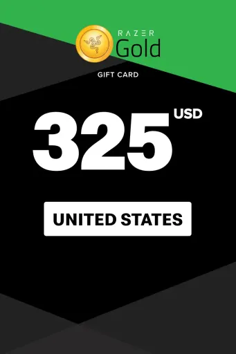 Razer Gold 325 USD Gift Card (United States) - Digital Key