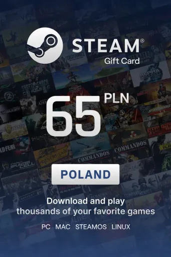 Steam Wallet 65 PLN Gift Card (Poland) - Digital Key