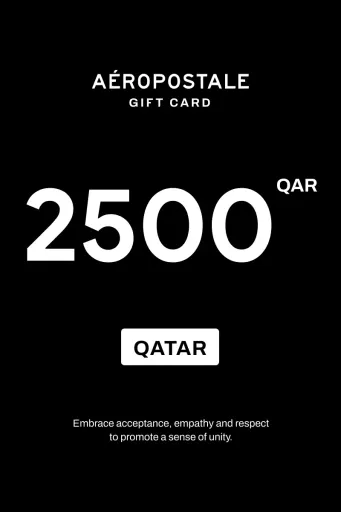 Aeropostale 2500 QAR Gift Card (Qatar) - Digital Key