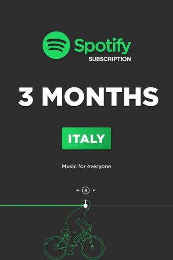 Spotify Premium 3 Months Subscription (Italy) - Digital Key