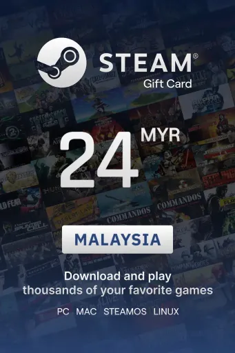Steam Wallet 24 MYR Gift Card (Malaysia) - Digital Key