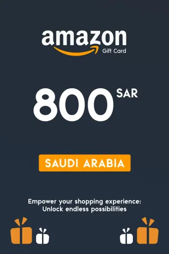 Amazon 800 SAR Gift Card (Saudi Arabia) - Digital Key