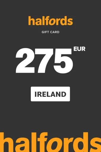 Halfords 275 EUR Gift Card (Ireland) - Digital Key