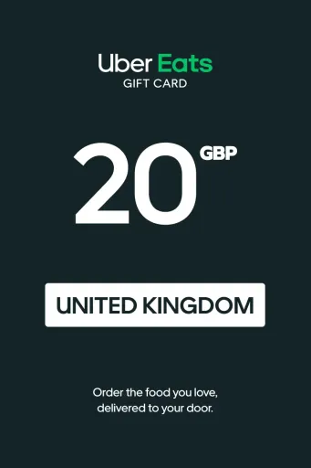Product Image - Uber Eats 20 GBP Gift Card (United Kingdom) - Digital Key
