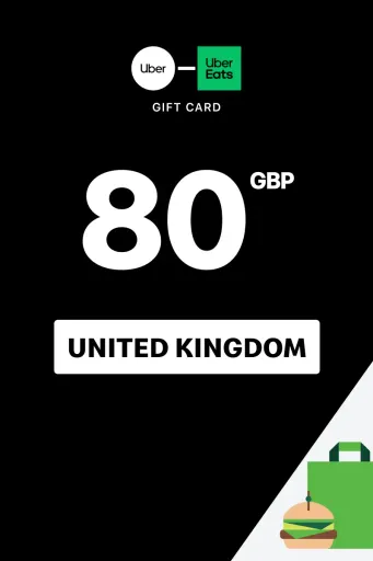 Uber & Uber Eats 80 GBP Gift Card (United Kingdom) - Digital Key