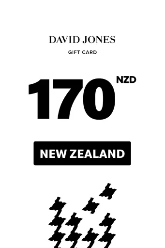 David Jones 170 NZD Gift Card (New Zealand) - Digital Key