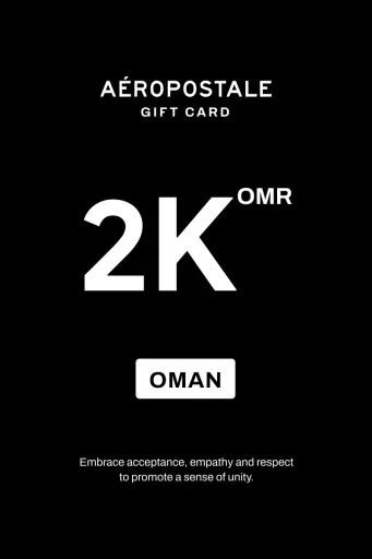 Aeropostale 2000 OMR Gift Card (Oman) - Digital Key