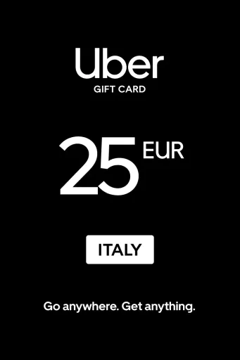 Uber 25 EUR Gift Card (Italy) - Digital Key