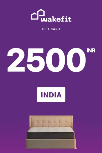 Product Image - Wakefit 2500 INR Gift Card (India) - Digital Key