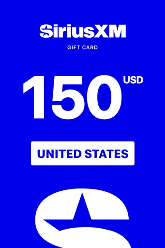 SiriusXM 150 USD Gift Card (United States) - Digital Key