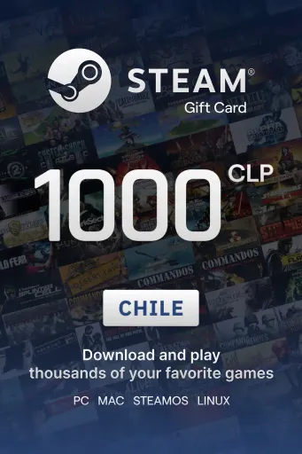 Steam Wallet 1000 CLP Gift Card (Chile) - Digital Key