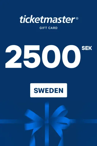Ticketmaster 2500 SEK Gift Card (Sweden) - Digital Key