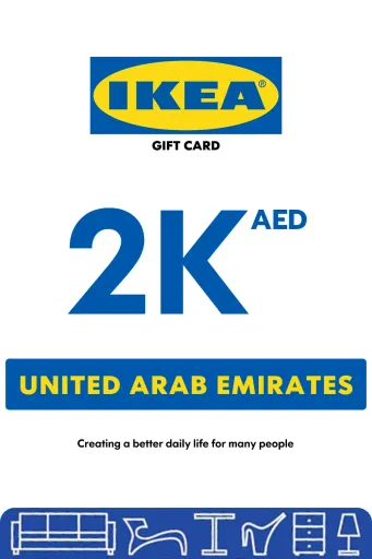 IKEA 2000 AED Gift Card (United Arab Emirates) - Digital Key