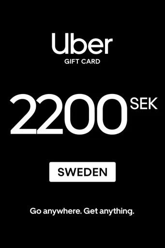 Uber 2200 SEK Gift Card (Sweden) - Digital Key