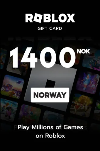 Roblox 1400 NOK Gift Card (Norway) - Digital Key