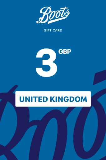 Boots 3 GBP Gift Card (United Kingdom) - Digital Key