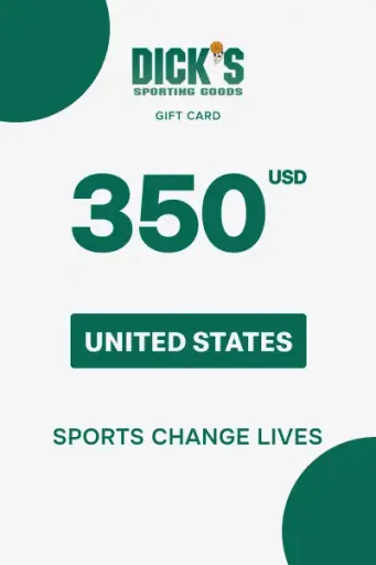 Dick's Sporting Goods 350 USD Gift Card (United States) - Digital Key