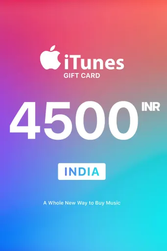 Apple iTunes 4500 INR Gift Card (India) - Digital Key