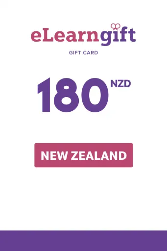 Product Image - eLearnGift 180 NZD Gift Card (New Zealand) - Digital Key