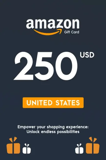 Amazon 250 USD Gift Card (United States) - Digital Key