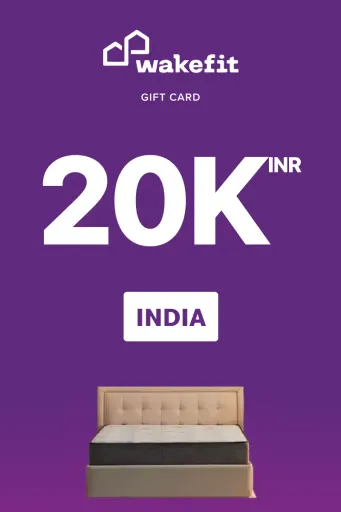 Product Image - Wakefit 20000 INR Gift Card (India) - Digital Key