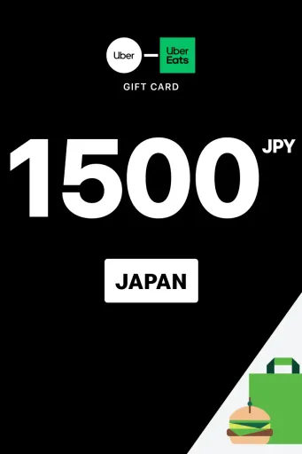 Product Image - Uber & Uber Eats 1500 JPY Gift Card (Japan) - Digital Key
