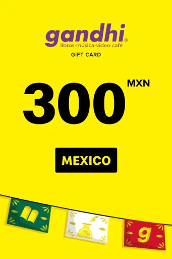 Gandhi 300 MXN Gift Card (Mexico) - Digital Key