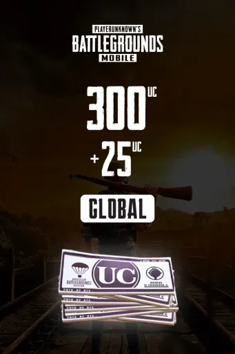 PUBG Mobile - 300 + 25 UC (Global) - Digital Key