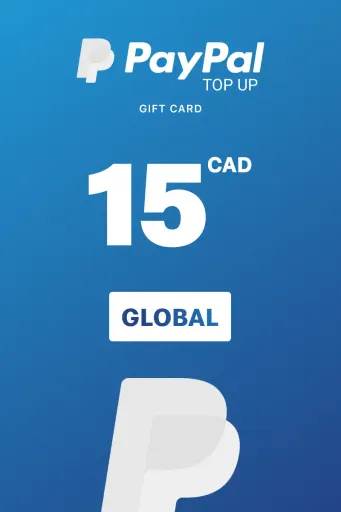 PayPal Instant Top Up 15 CAD Gift Card (Global) - Digital Key