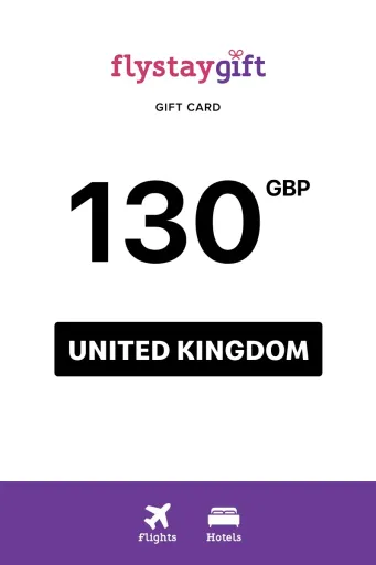 Flystay Gift 130 GBP Gift Card (United Kingdom) - Digital Key