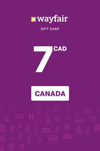 Wayfair 7 CAD Gift Card (Canada) - Digital Key