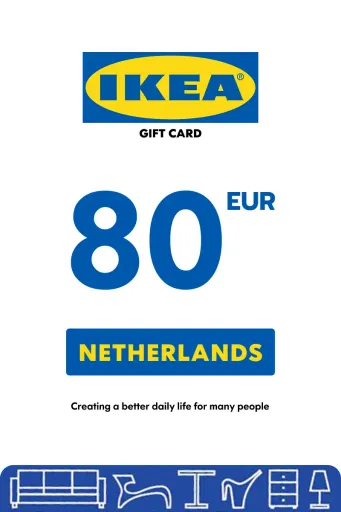 IKEA 80 EUR Gift Card (Netherlands) - Digital Key