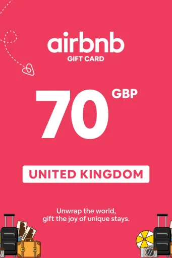Product Image - Airbnb 70 GBP Gift Card (United Kingdom) - Digital Key