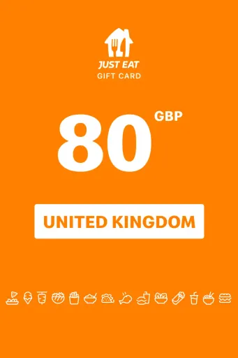 Just Eat 80 GBP Gift Card (United Kingdom) - Digital Key
