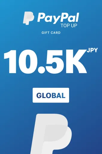 PayPal Instant Top Up 10500 JPY Gift Card (Global) - Digital Key