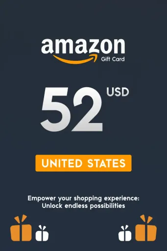 Amazon 52 USD Gift Card (United States) - Digital Key
