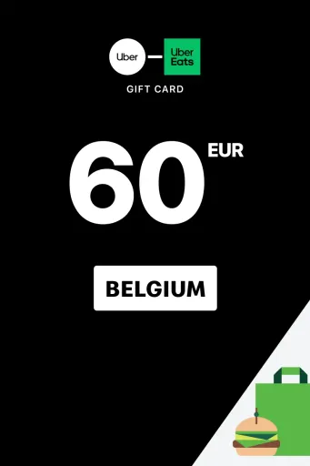 Uber & Uber Eats 60 EUR Gift Card (Belgium) - Digital Key