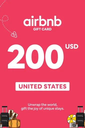 Airbnb 200 USD Gift Card (United States) - Digital Key