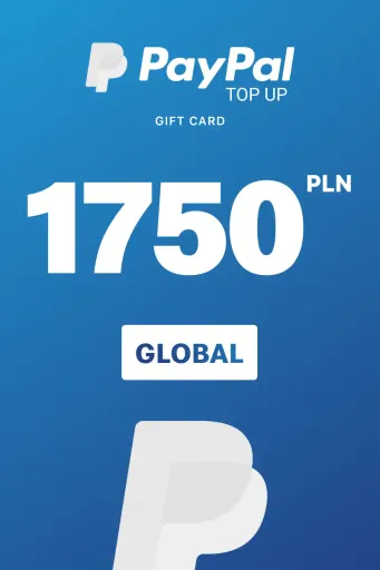 PayPal Instant Top Up 1750 PLN Gift Card (Global) - Digital Key